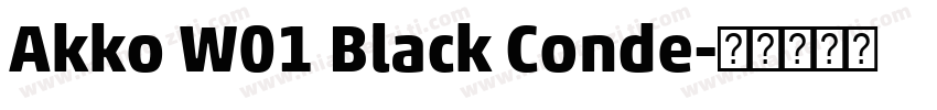 Akko W01 Black Conde字体转换